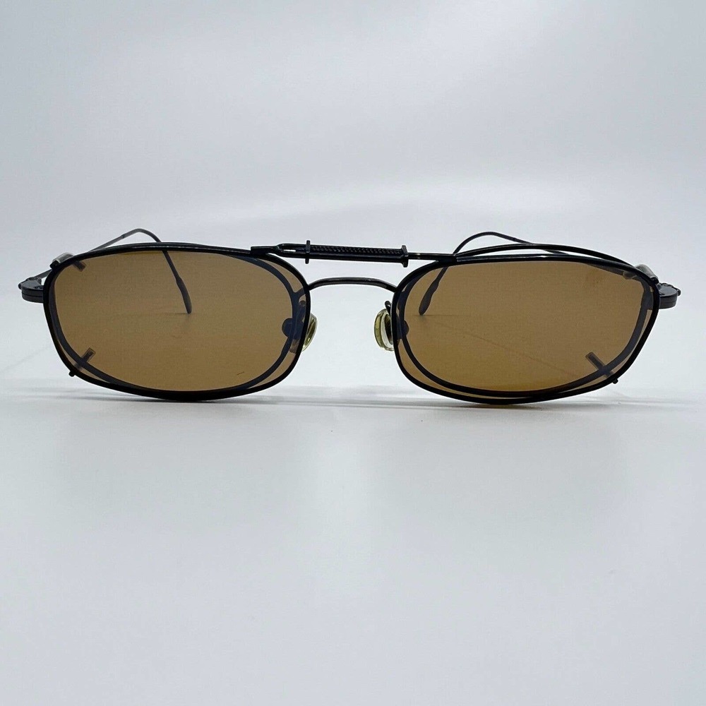 Calvin Klein 145 568 Eyeglasses FRAME Clip‎ On Sungglasses Italy H8809